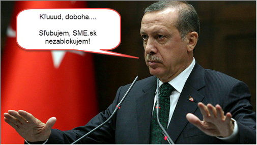 Erdogan blokuje...